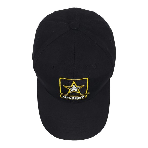 US Army Strapback Cap Go Army Trucker Patch Baseball Hat Black Army Strong - Picture 10 of 12